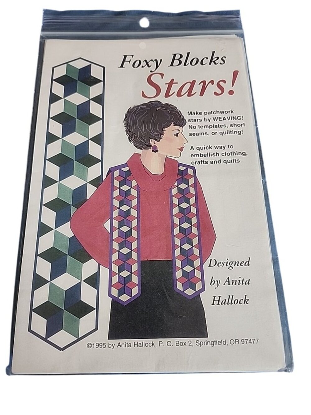 Foxy Blocks Stars! Button Vest Pattern